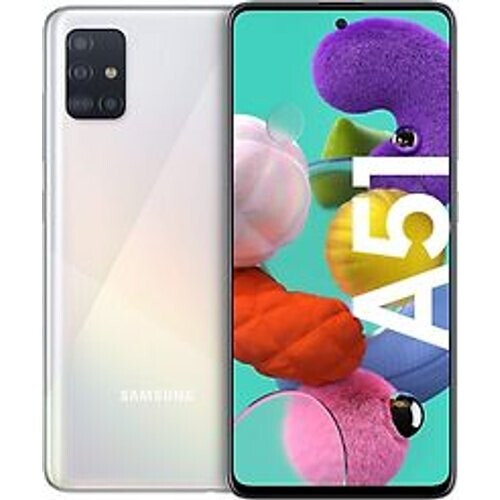 Refurbished Samsung Galaxy A51 Dual SIM 128GB wit Tweedehands