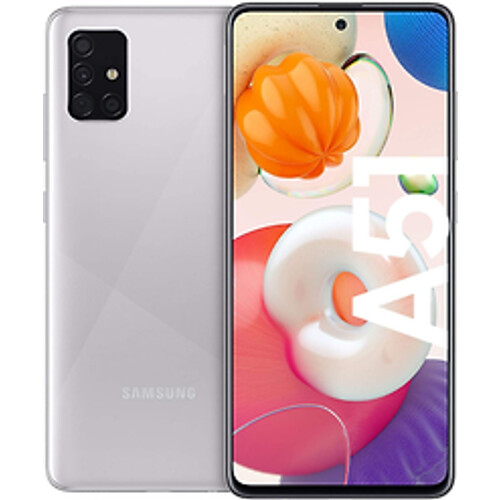 Refurbished Samsung Galaxy A51 Dual SIM 128GB zilver Tweedehands