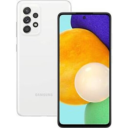 Refurbished Samsung Galaxy A52 Dual SIM 128GB wit Tweedehands