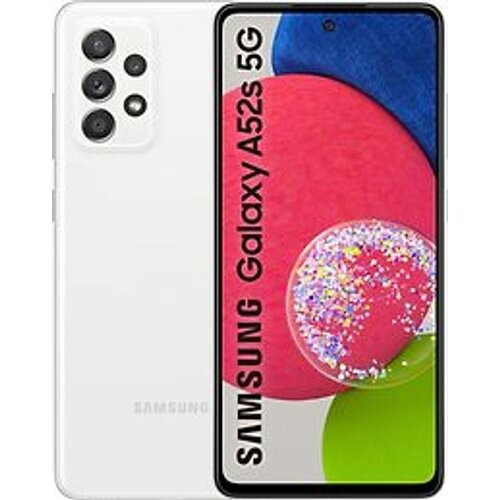 Refurbished Samsung Galaxy A52s 5G Dual SIM 128GB wit Tweedehands