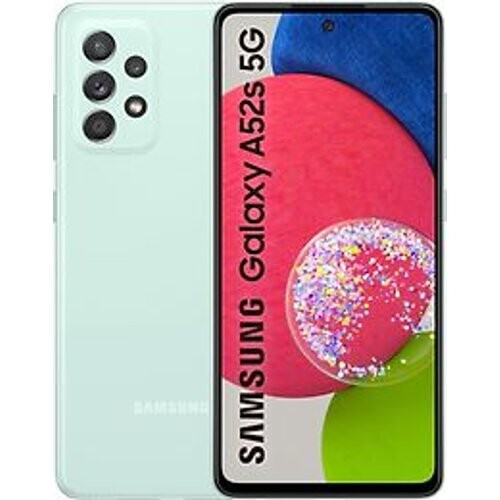 Refurbished Samsung Galaxy A52s 5G Dual SIM 256GB groen Tweedehands