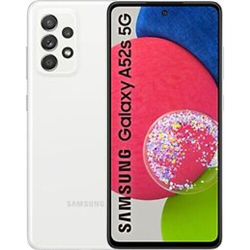 Refurbished Samsung Galaxy A52s 5G Dual SIM 256GB wit Tweedehands