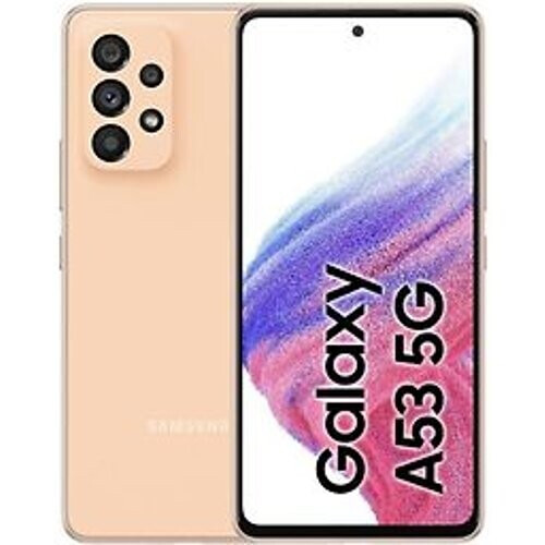 Refurbished Samsung Galaxy A53 5G Dual SIM 128GB oranje Tweedehands