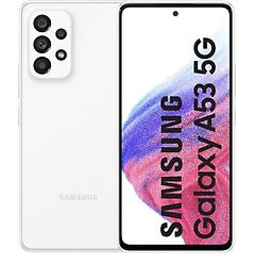 Refurbished Samsung Galaxy A53 5G Dual SIM 256GB wit Tweedehands