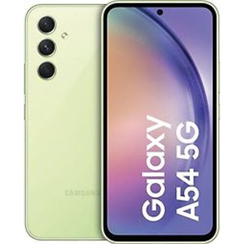 Refurbished Samsung Galaxy A54 5G Dual SIM 128GB awesomelime Tweedehands