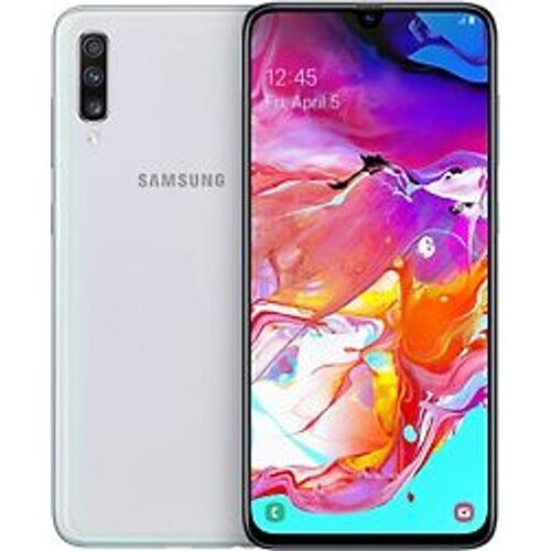 Refurbished Samsung Galaxy A70 Dual SIM 128GB wit Tweedehands