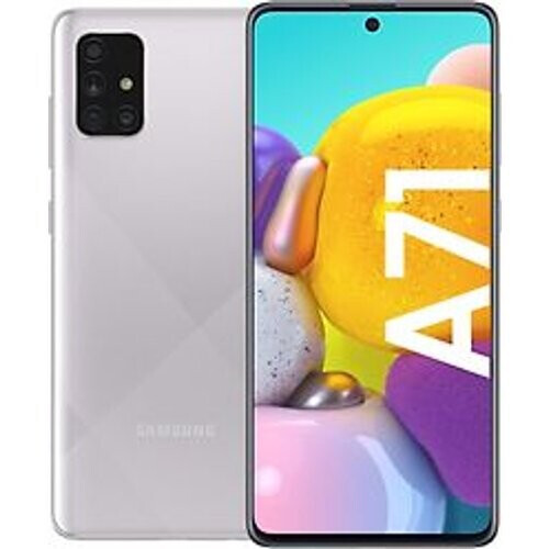 Refurbished Samsung Galaxy A71 Dual SIM 128GB haze crush silver Tweedehands