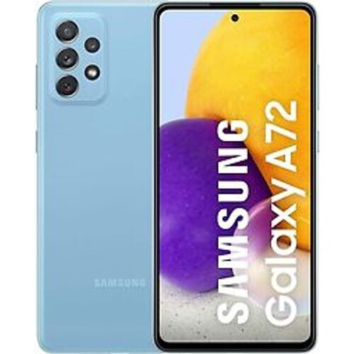 Refurbished Samsung Galaxy A72 Dual SIM 128GB blauw Tweedehands