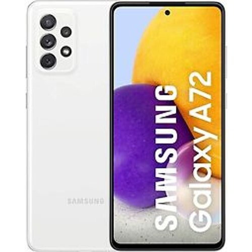 Refurbished Samsung Galaxy A72 Dual SIM 128GB wit Tweedehands