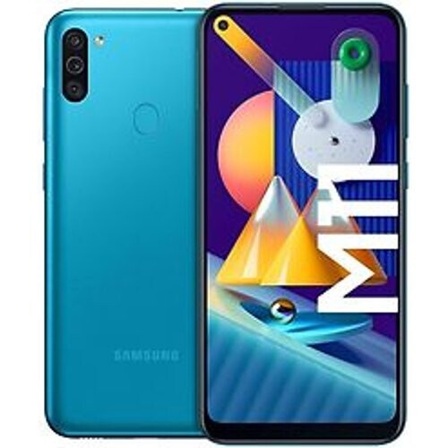 Refurbished Samsung Galaxy M11 Dual SIM 32GB blauw Tweedehands