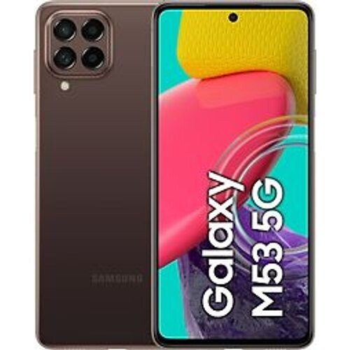 Refurbished Samsung Galaxy M53 5G Dual SIM 128GB bruin Tweedehands