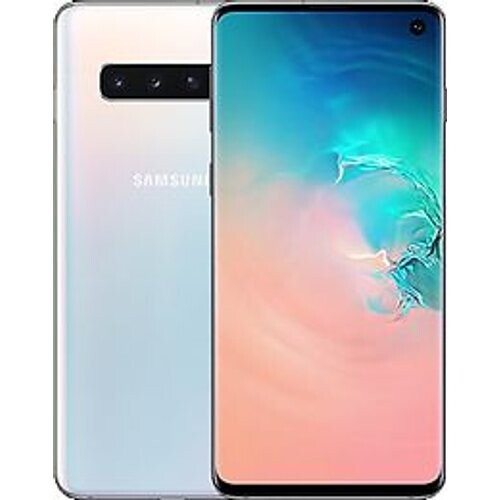 Refurbished Samsung Galaxy S10 Dual SIM 512GB wit Tweedehands