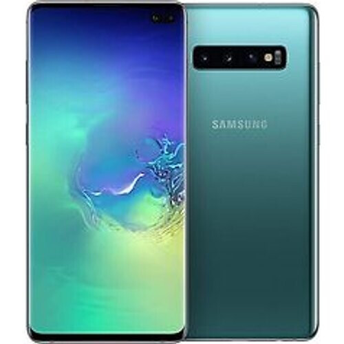 Refurbished Samsung Galaxy S10 Plus Dual SIM 128GB groen Tweedehands