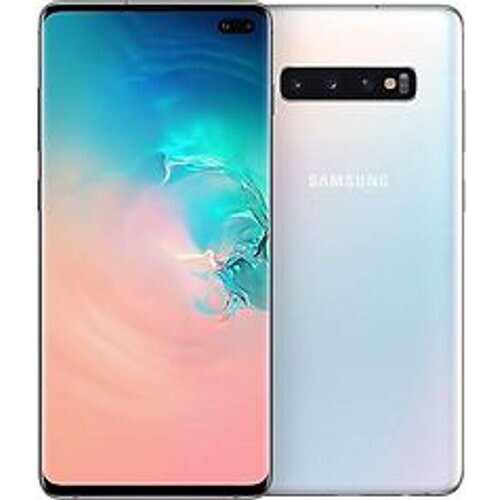 Refurbished Samsung Galaxy S10 Plus Dual SIM 128GB wit Tweedehands