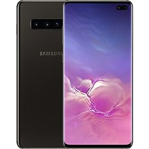 Refurbished Samsung Galaxy S10 Plus Dual SIM 128GBkeramisch zwart Tweedehands