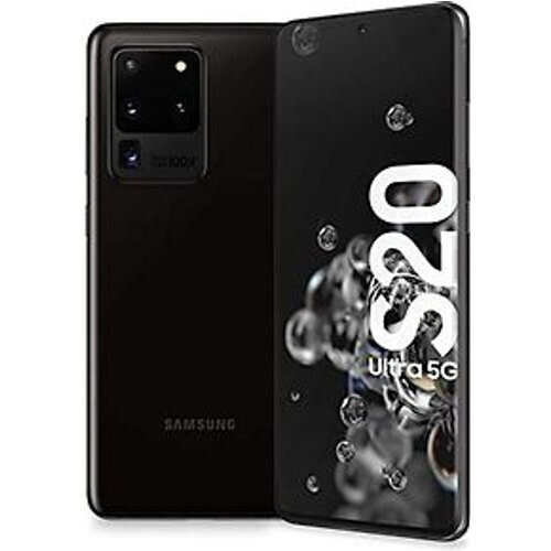 Refurbished Samsung Galaxy S20 Ultra 5G Dual SIM 128GB zwart Tweedehands