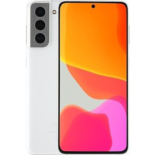 Refurbished Samsung Galaxy S21 5G Dual SIM 256GB wit Tweedehands