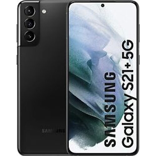 Refurbished Samsung Galaxy S21 Plus 5G Dual SIM 128GB zwart Tweedehands