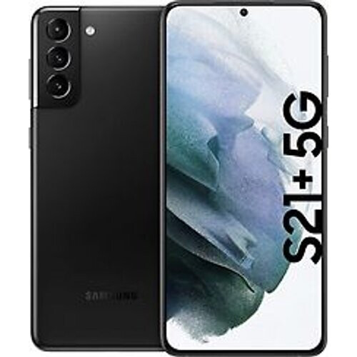 Refurbished Samsung Galaxy S21 Plus 5G Dual SIM 256GB zwart Tweedehands