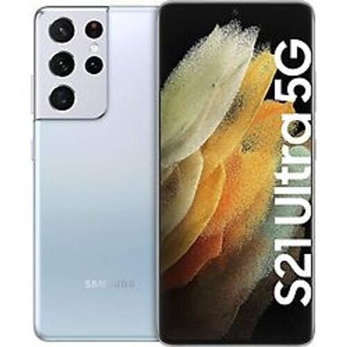 Refurbished Samsung Galaxy S21 Ultra 5G Dual SIM 512GB zilver Tweedehands