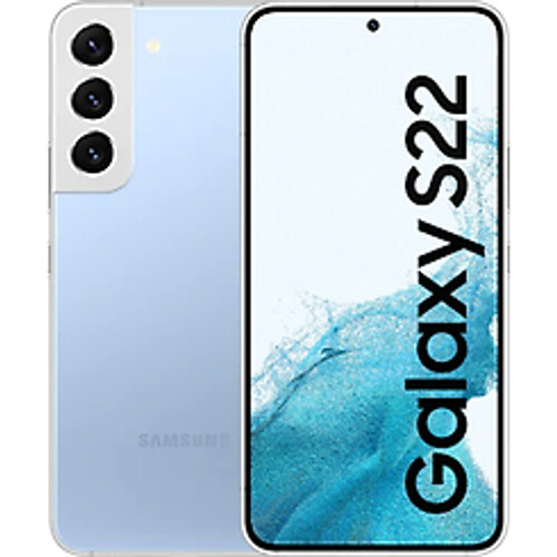 Refurbished Samsung Galaxy S22 Dual SIM 256GB blauw Tweedehands