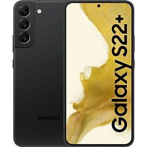 Refurbished Samsung Galaxy S22 Plus Dual SIM 128GB zwart Tweedehands