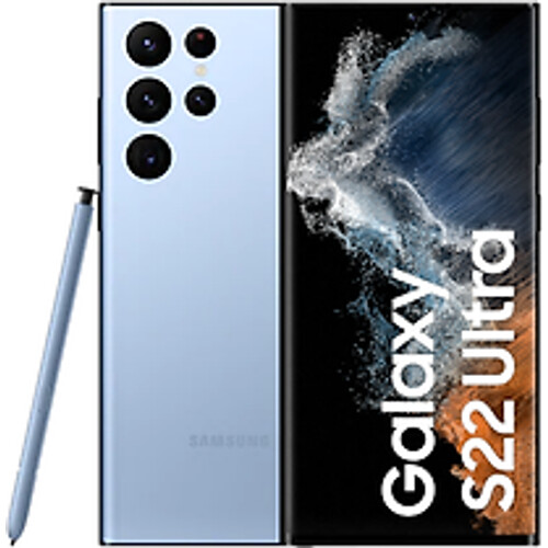 Refurbished Samsung Galaxy S22 Ultra Dual SIM 512GB blauw Tweedehands