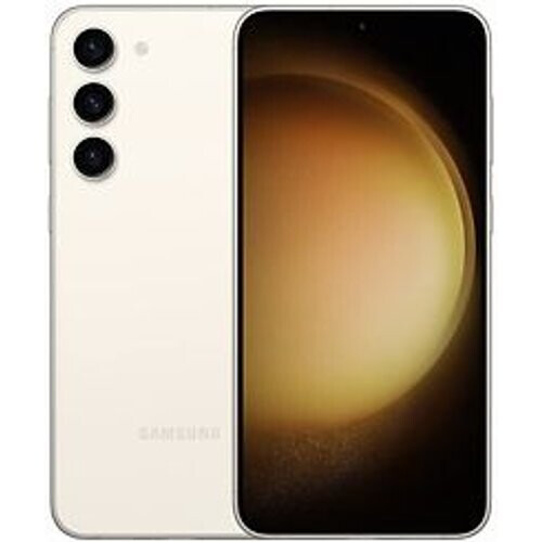 Refurbished Samsung Galaxy S23 Plus Dual SIM 256GB cream Tweedehands