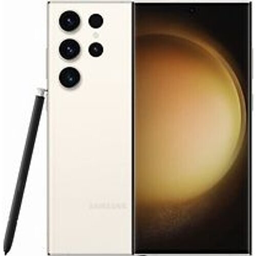 Refurbished Samsung Galaxy S23 Ultra Dual SIM 1TB cream Tweedehands