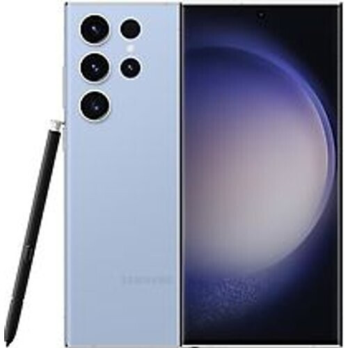 Refurbished Samsung Galaxy S23 Ultra Dual SIM 1TB sky blue Tweedehands