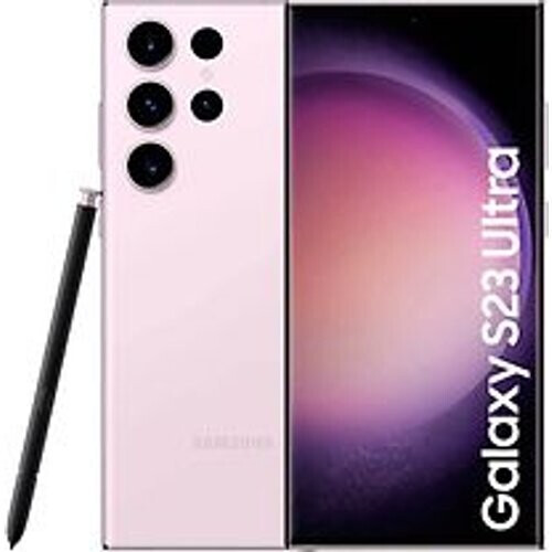 Refurbished Samsung Galaxy S23 Ultra Dual SIM 256GB lavender Tweedehands