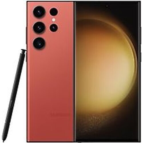 Refurbished Samsung Galaxy S23 Ultra Dual SIM 512GB red Tweedehands