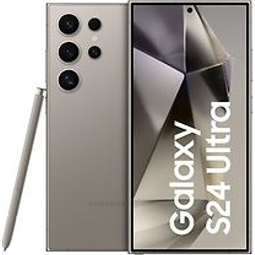 Refurbished Samsung Galaxy S24 Ultra Dual SIM 256GB titanium gray Tweedehands