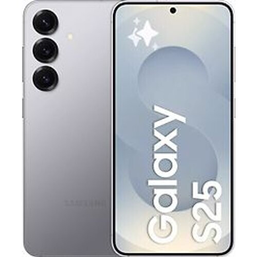 Refurbished Samsung Galaxy S25 Dual SIM 128GB silver shadow Tweedehands