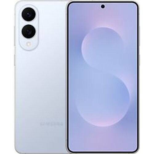 Refurbished Samsung Galaxy S25 Edge Dual SIM 256GB titanium icyblue Tweedehands