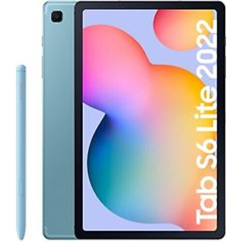 Refurbished Samsung Galaxy Tab S6 Lite 2022 10,4 64GB [Wi-Fi + 4G] blauw Tweedehands