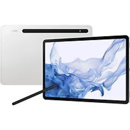 Refurbished Samsung Galaxy Tab S8 11128GB [wifi + 5G] zilver Tweedehands
