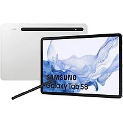 Refurbished Samsung Galaxy Tab S8 11128GB [wifi] zilver Tweedehands