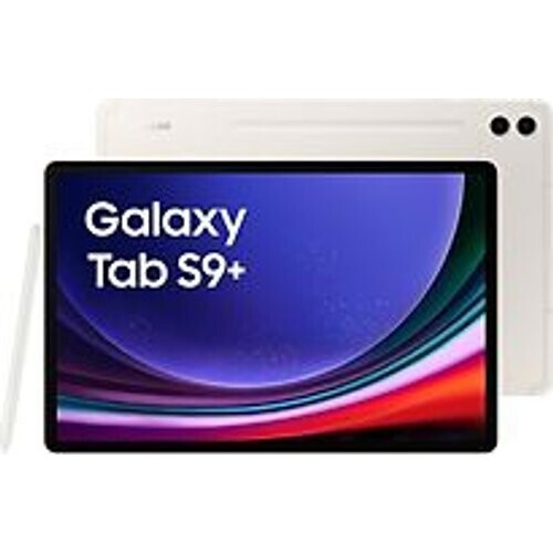 Refurbished Samsung Galaxy Tab S9 Plus 12,4256GB [wifi + 5G] beige Tweedehands