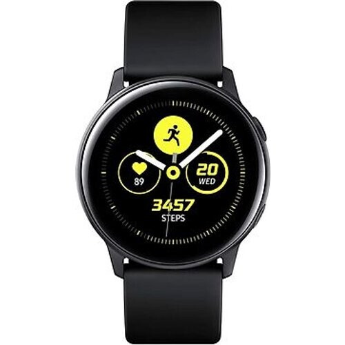 Refurbished Samsung Galaxy Watch Active 40 mm zwart met sportarmband zwart [wif] Tweedehands