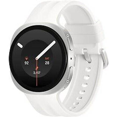 Refurbished Samsung Galaxy Watch9 40 mm aluminium kast cream met Sport Band S/M cream [Wi-Fi + 4G] Tweedehands
