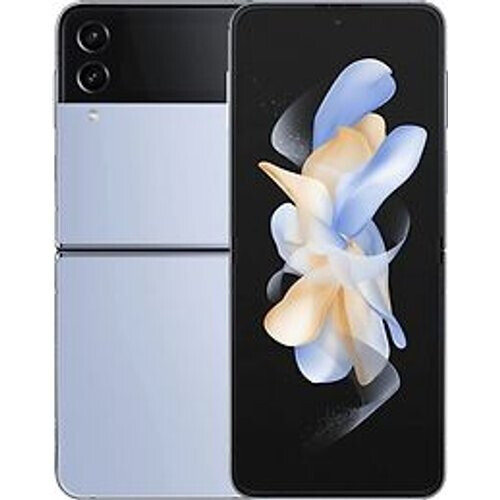 Refurbished Samsung Galaxy Z Flip4 5G Dual SIM 256GB blauw Tweedehands
