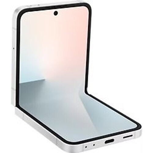 Refurbished Samsung Galaxy Z Flip7 FE Dual SIM 256GB white Tweedehands