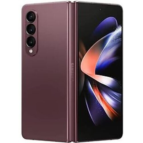 Refurbished Samsung Galaxy Z Fold4 5G Triple SIM 256 GB rood Tweedehands