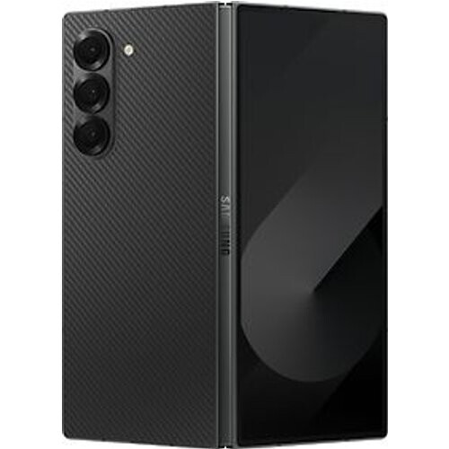 Refurbished Samsung Galaxy Z Fold6 Dual SIM 256GB crafted black Tweedehands