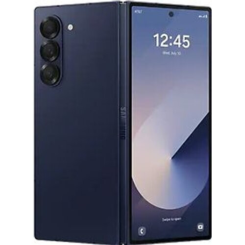 Refurbished Samsung Galaxy Z Fold6 Dual SIM 256GB navy Tweedehands