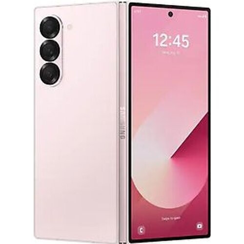 Refurbished Samsung Galaxy Z Fold6 Dual SIM 256GB pink Tweedehands