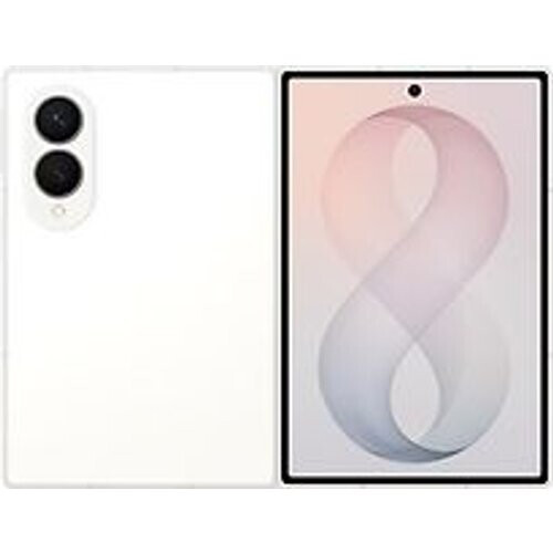Refurbished Samsung Galaxy Z Fold8 Dual SIM 1TB cream Tweedehands