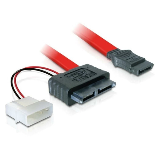 Refurbished SATA met Molex voeding naar Slimline SATA Kabel Tweedehands