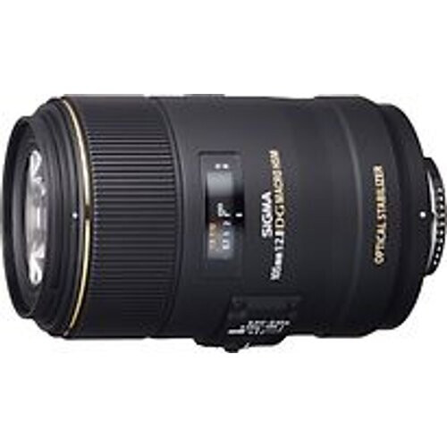 Refurbished Sigma 105 mm F2.8 DG EX HSM OS Macro 62 mm filter (geschikt voor Nikon F) zwart Tweedehands